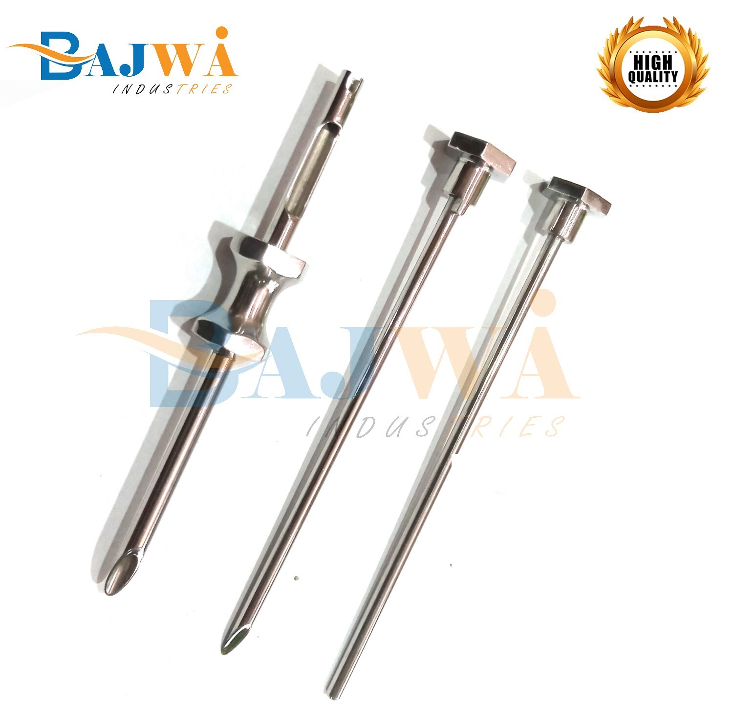 Set Of 5 HRT Trocar 3.5 mm Cannula & Obturator 3 Pcs