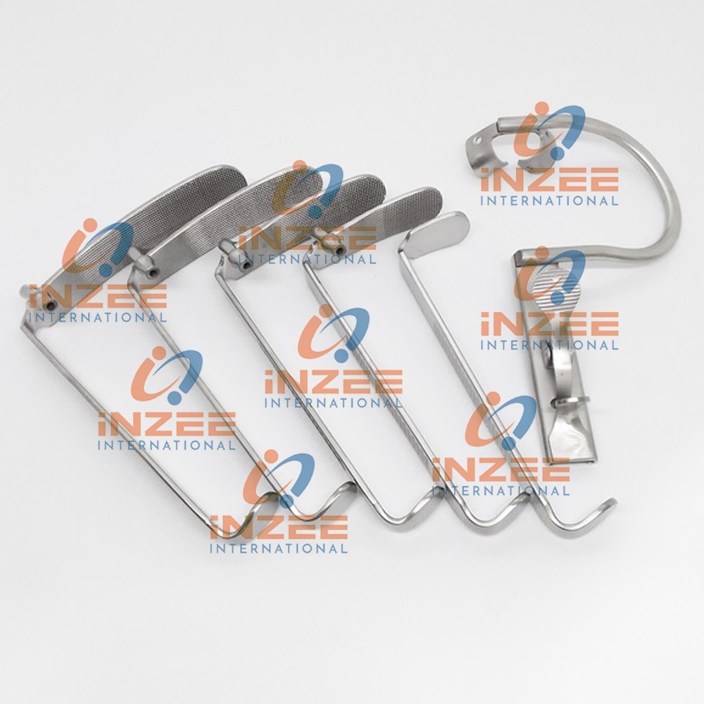 Boyle Davis Mouth Gag 1,Frame With 5 Blades Set Dental Surgical Instruments IZ