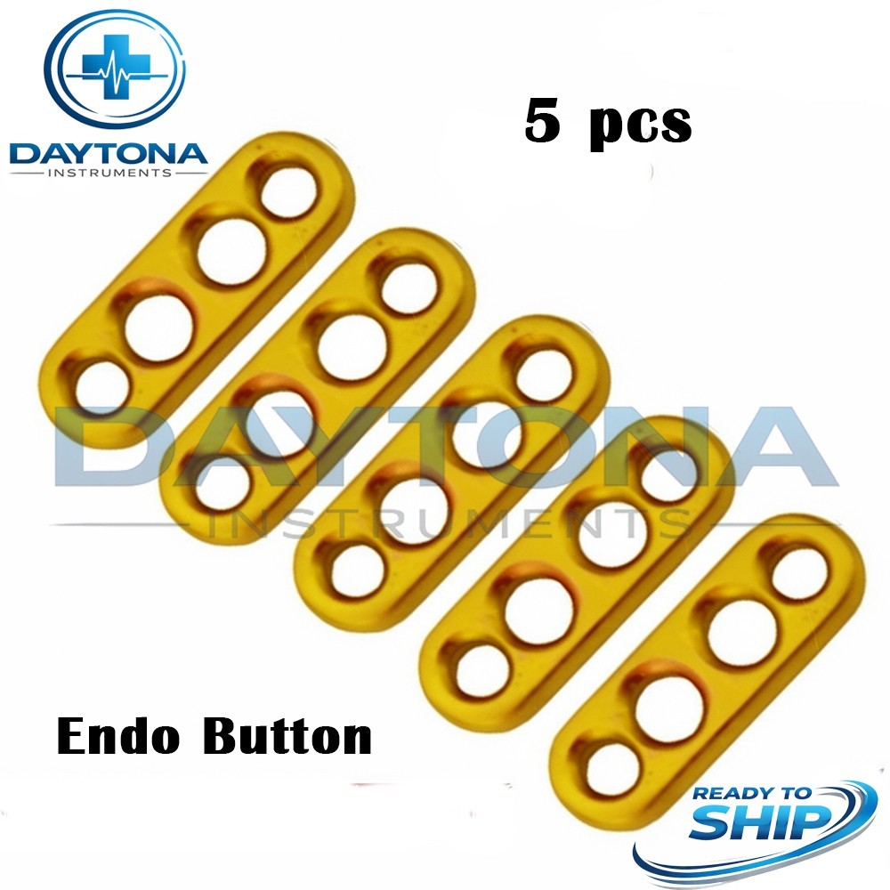 ACL Endo Button 4 holed Surgical Instruments 5pcs