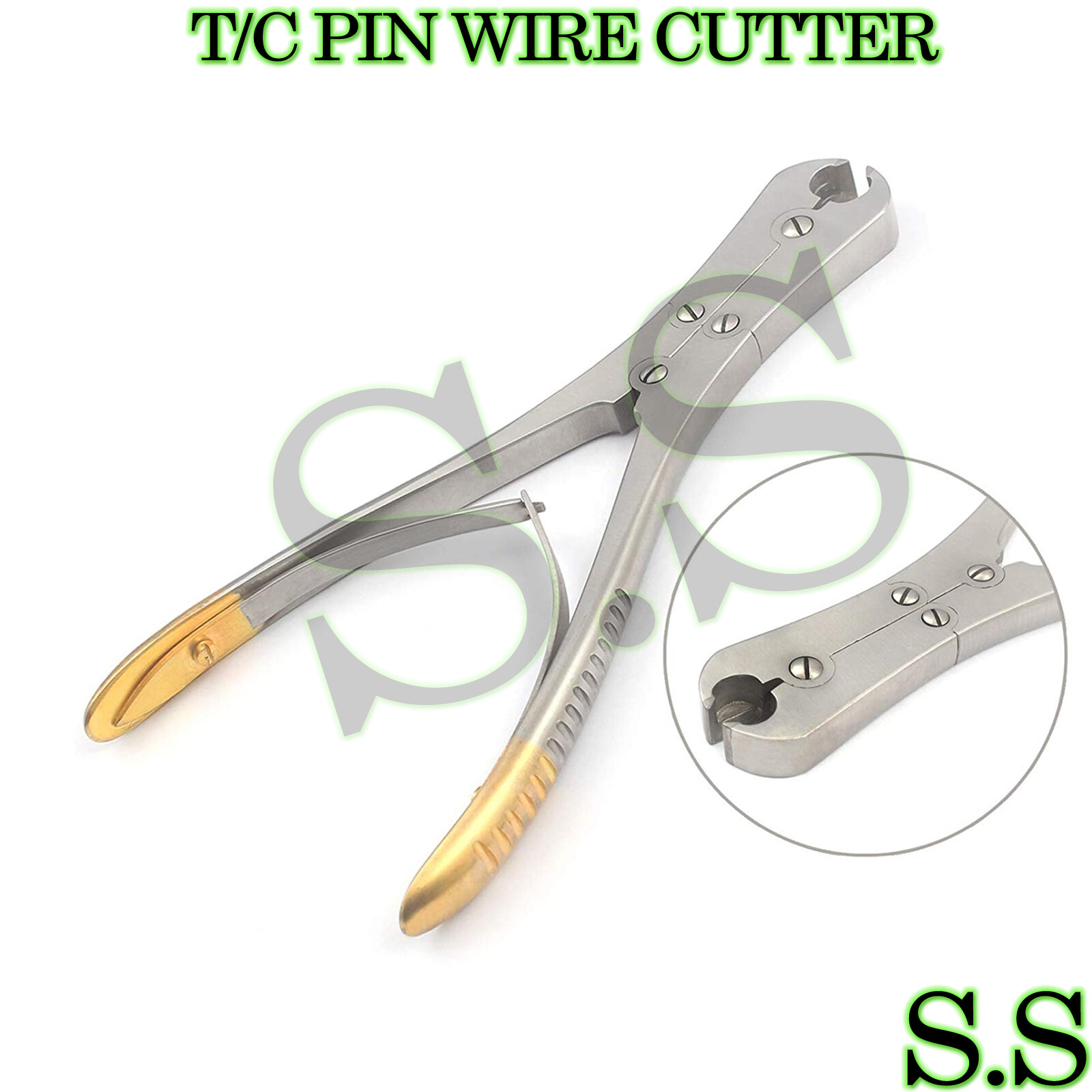 Tc Cns Front And Side Pin Wire Cutter 7″ Orthopedic OP-020
