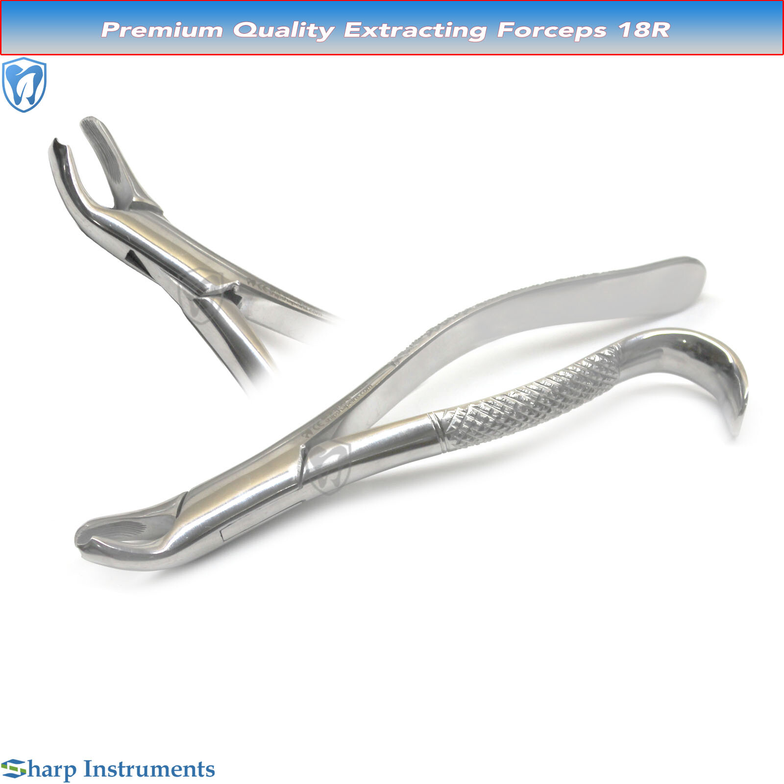 10/Pcs Kit Dental Extraction Forceps Upper Lower Orthodontic Surgical Instrument