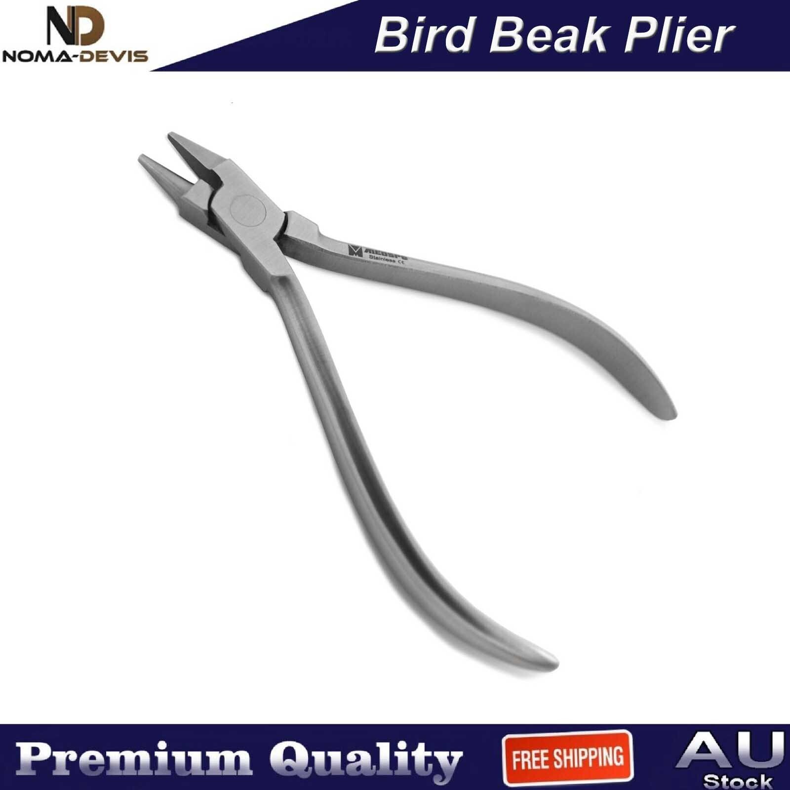 Light Wire Bird Beak Plier Orthodontic Wire Bending Loop Forming Dental Lab Tool
