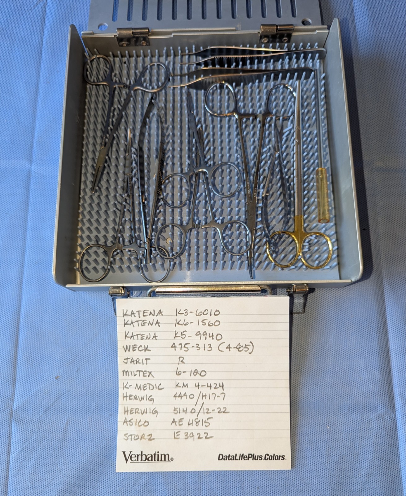 Katena/Storz/Weck/Asico/Herwig/Miltex/K-Medic Ophthalmic Surgery Set (x11 items)