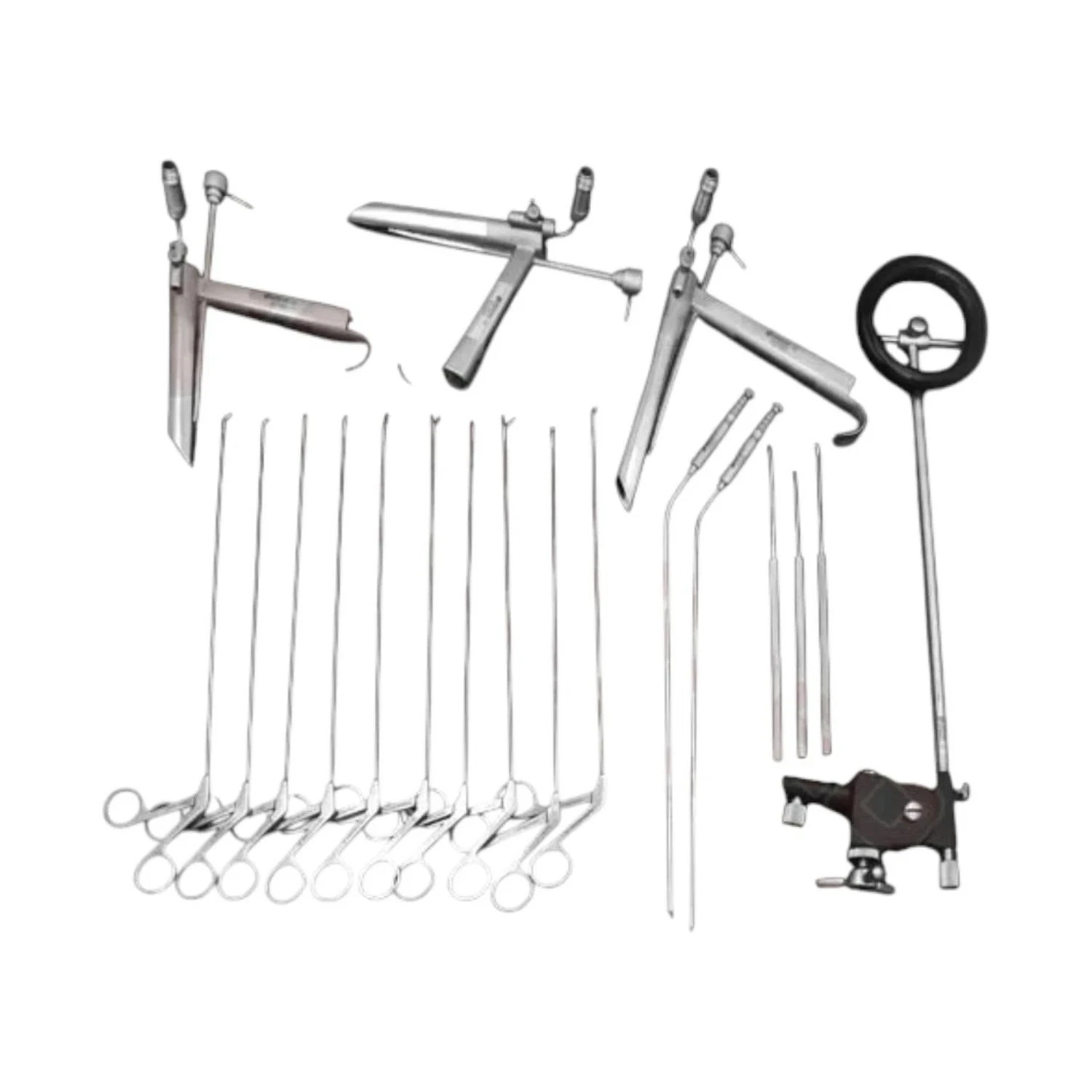 Pedestal Laryngoscope Set Micro Laryngeal Surgery ENT Endoscopic Instruments