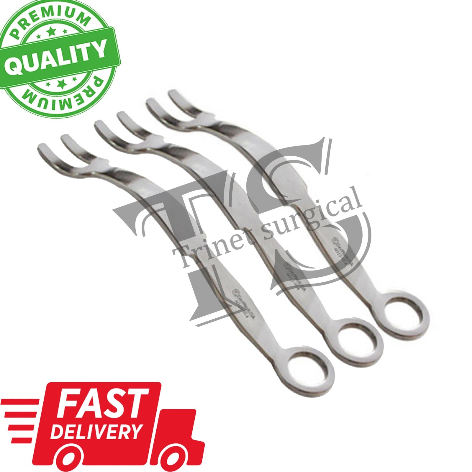 PCL Standard Ligament Retractor 5mm Wide Prongs & 10mm Gap Orthopedic