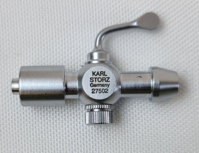 Karl Storz 27502 Luer Lock Connector with Single Stopcock