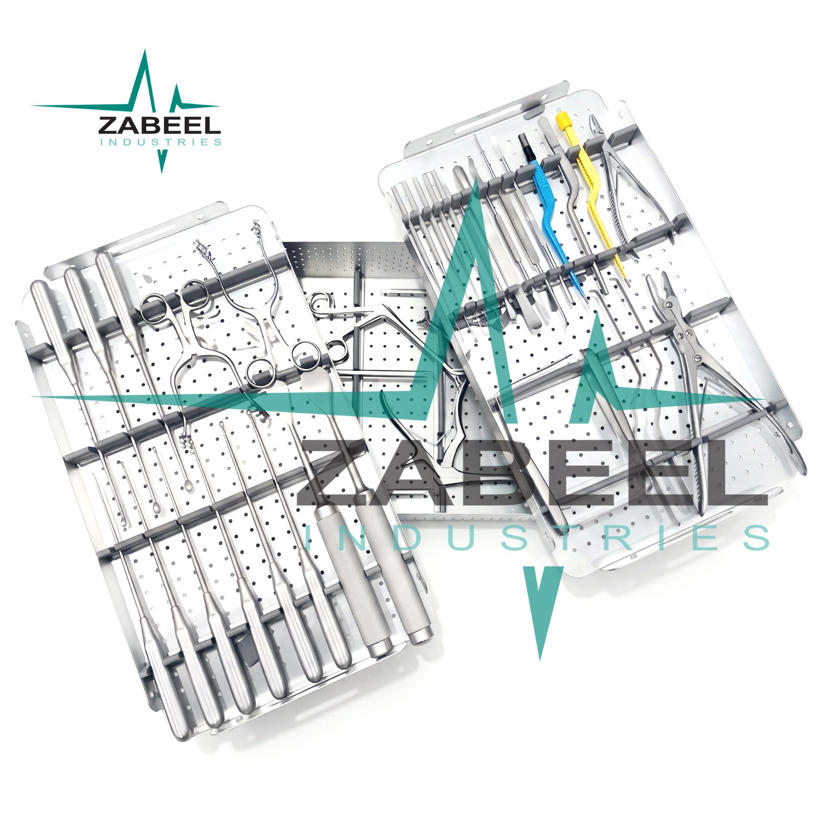 Lumbar spinal laminectomy Spine Surgery set with Sterilize Box Orthopedic ZaBeel