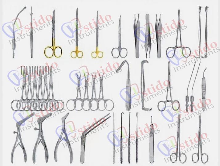 ENT Nasal Surgery Instrument Set 40 Pcs Basic Surgical Tools German Stainless