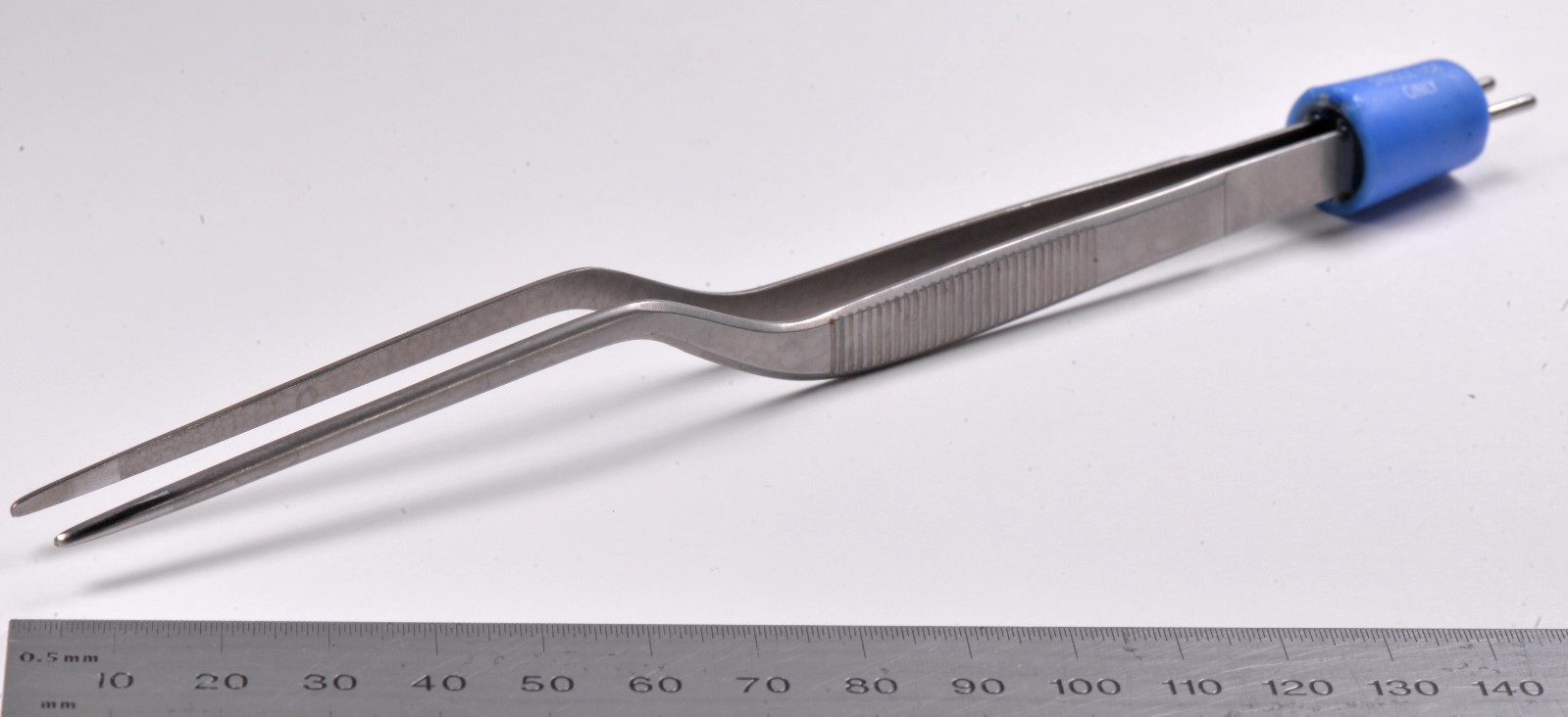 Symmetry Surgical Bipolar Forceps 7¾” Bayonet 2-Pin Connector Stainless
