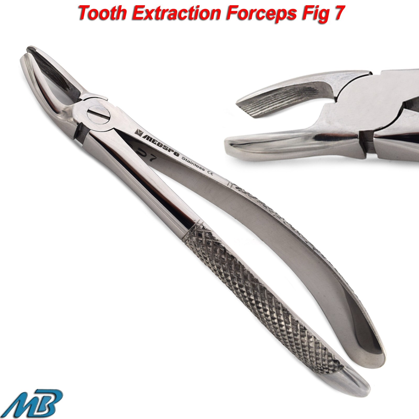 Surgical Tooth Extraction Forceps Fig 7 Upper Pre-Molars Extracting Instruments