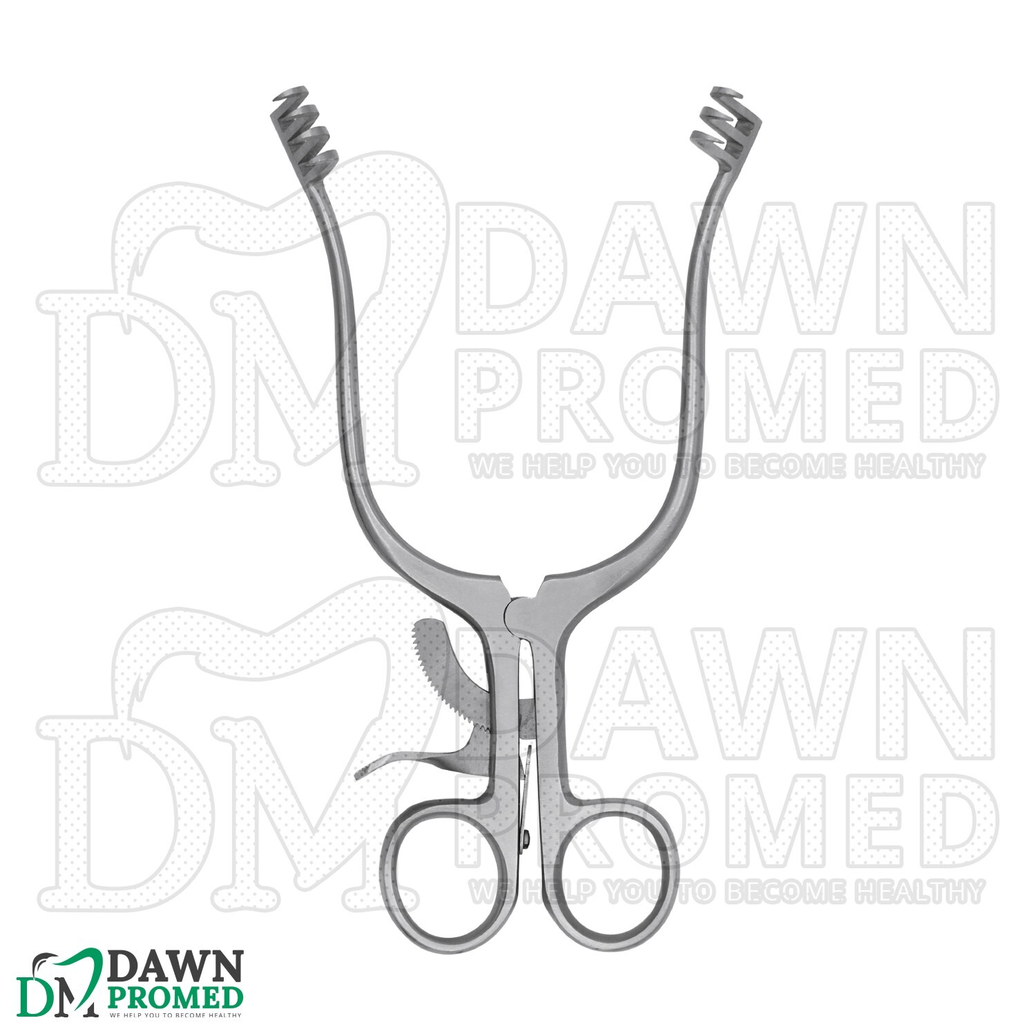 Weitlaner Retractor 9.5″ 3×4 Prong Sharp Surgical Veterinary Instrument German G