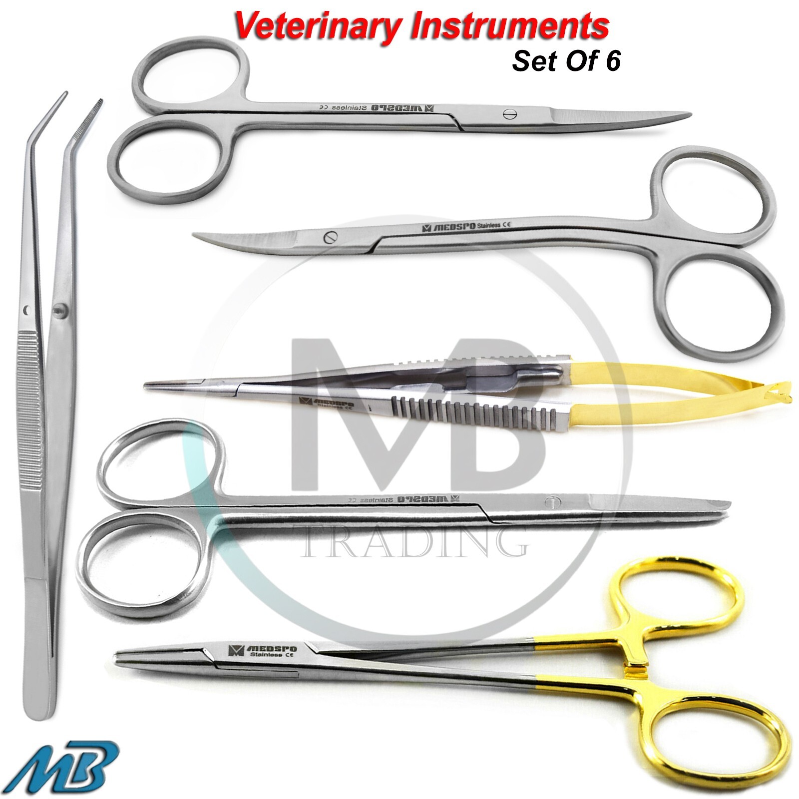 Surgical Scissors Small Animal Surgery Instruments Veterinary TC Needle Holders