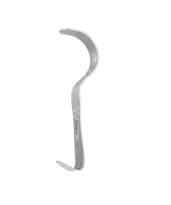 2 DEAVER Retractor, 3/4″ wide Blade, 7.0″, Hook Grip