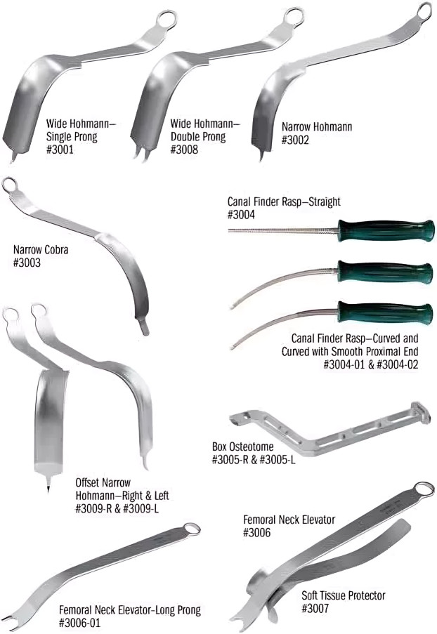Unger Anterior Total Hip Retractor Instruments Set High Quality