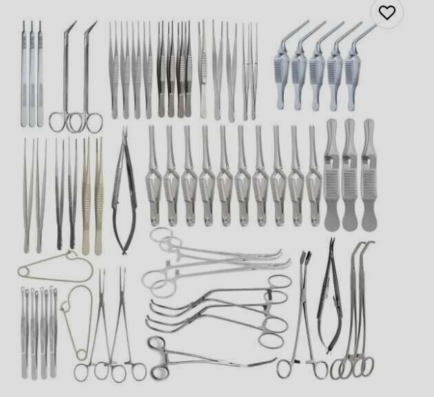 Set of 61Pcs Major Vascular Surgery Specialty Surgical Instrument Set