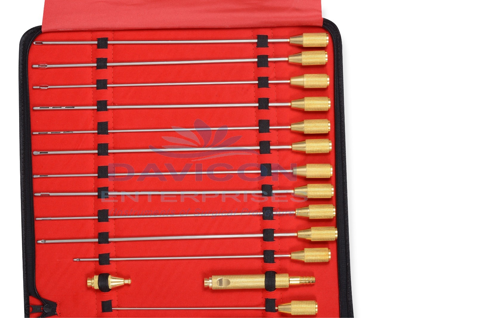 Professional Liposuction Cannulas Set | Plastic Surgery Surgical Instruments Kit
