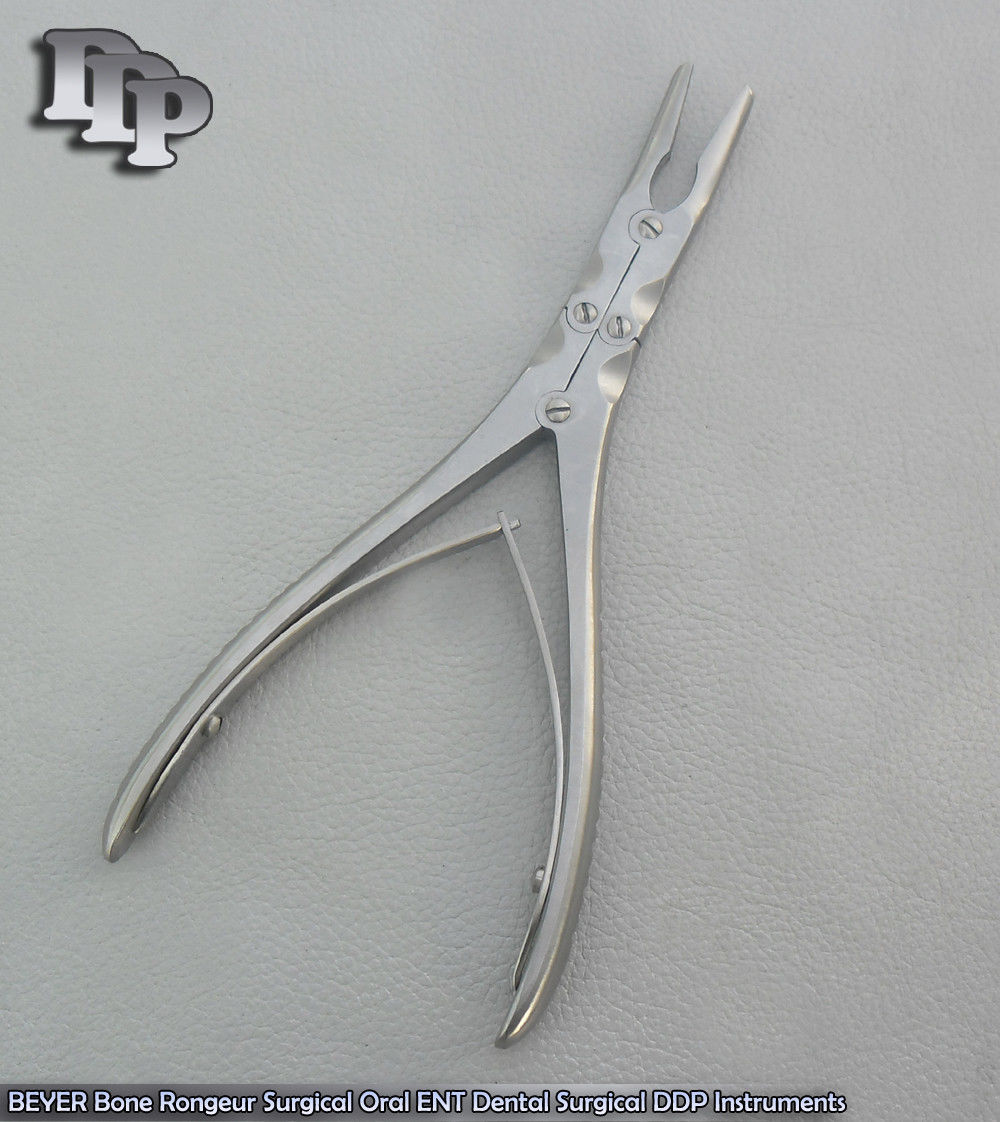 BEYER BONE RONGEUR DOUBLE-ACTION CURVED ORTHOPEDIC NEURO SURGICAL