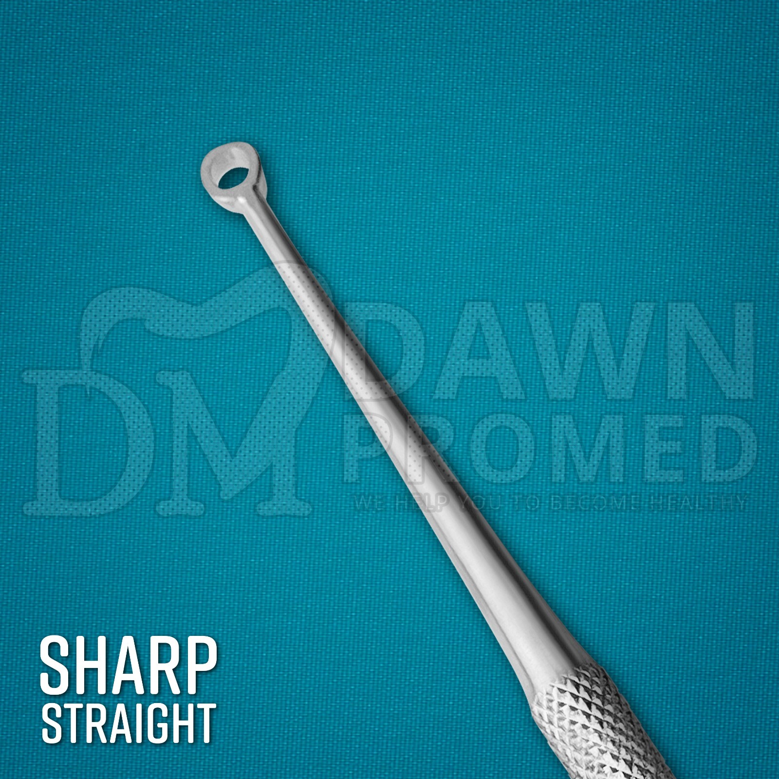 Buck Ear Curettes 6-1/2″ sharp Straight ENT Surgical Instruments German Grade