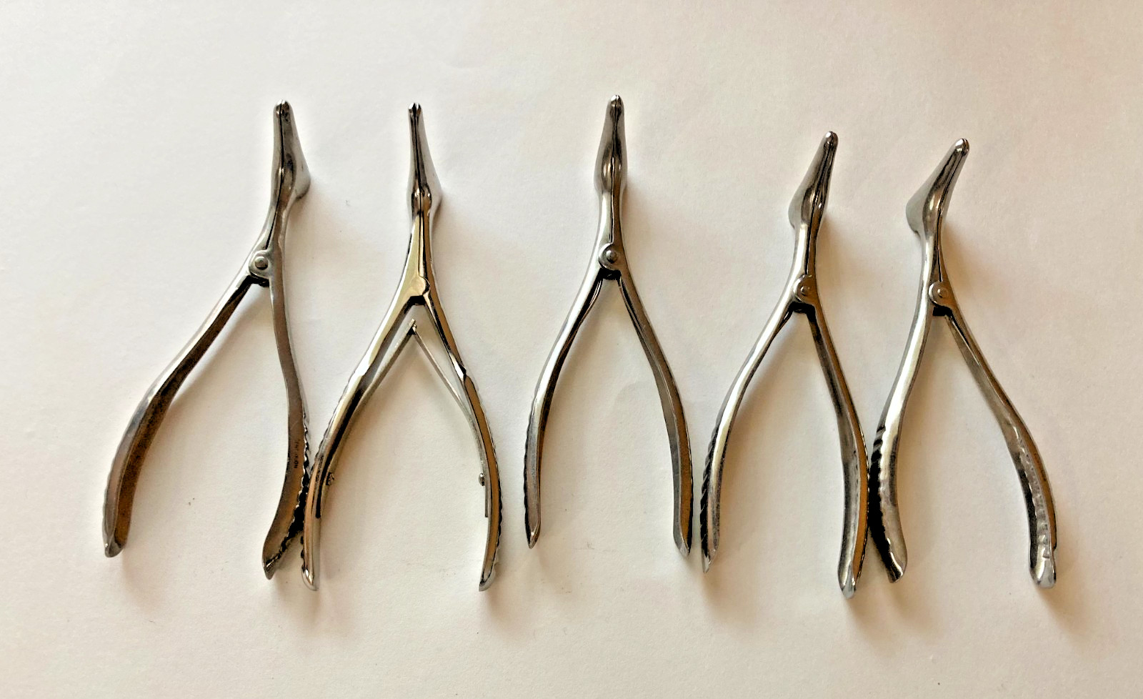 Lot of 5 Nasal Septum Specula Rhinology ENT Instrument