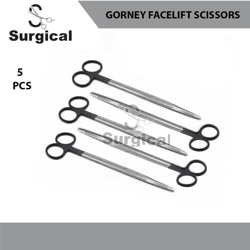 Gorney Facelift Scissors SuperCut 7.5″ Straight 5 Pcs | Plastic Surgery