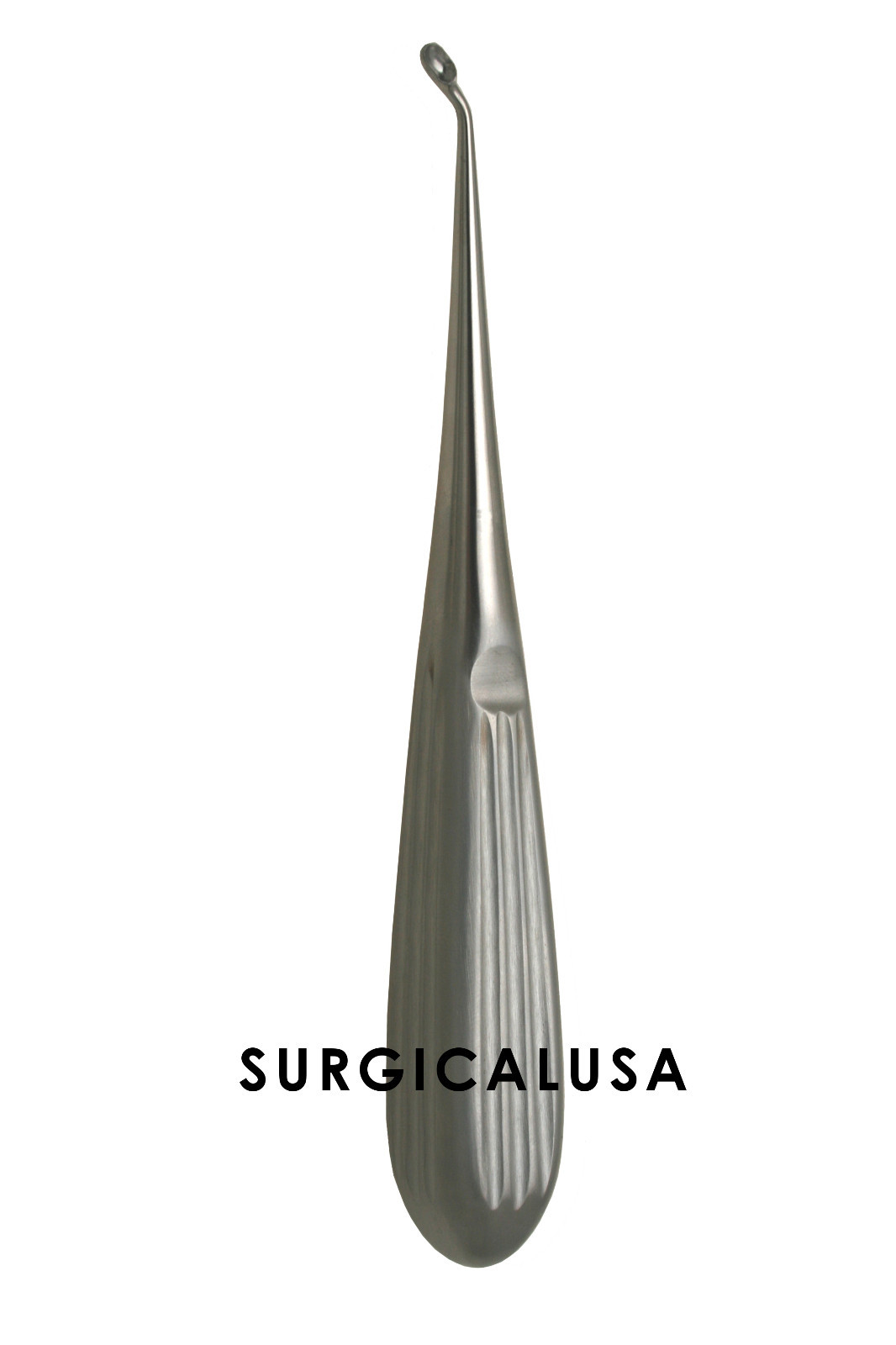 Spratt Bone Curette Oval Cup Size 4/0 Angled Right, SurgicalUSA Instruments