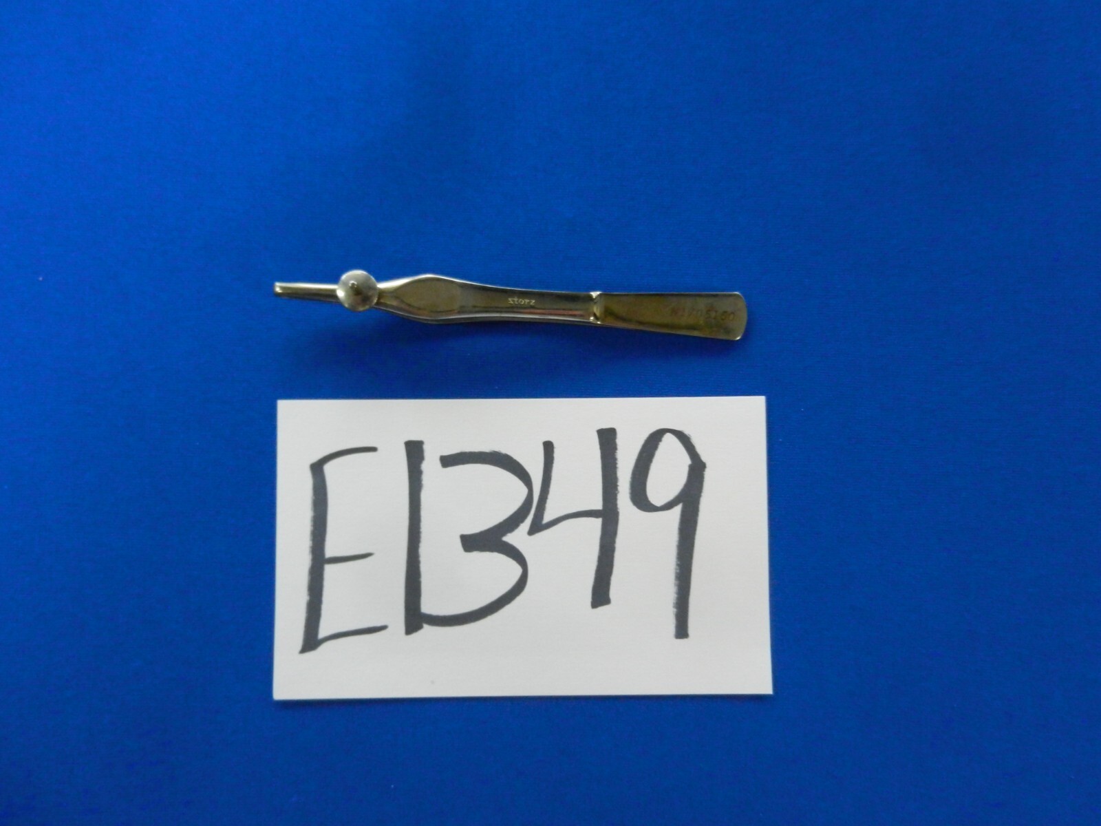 E1349 Storz Sheehy Ossicle 1.5x4mm Holding Clamp 12.1cm Length N1705150