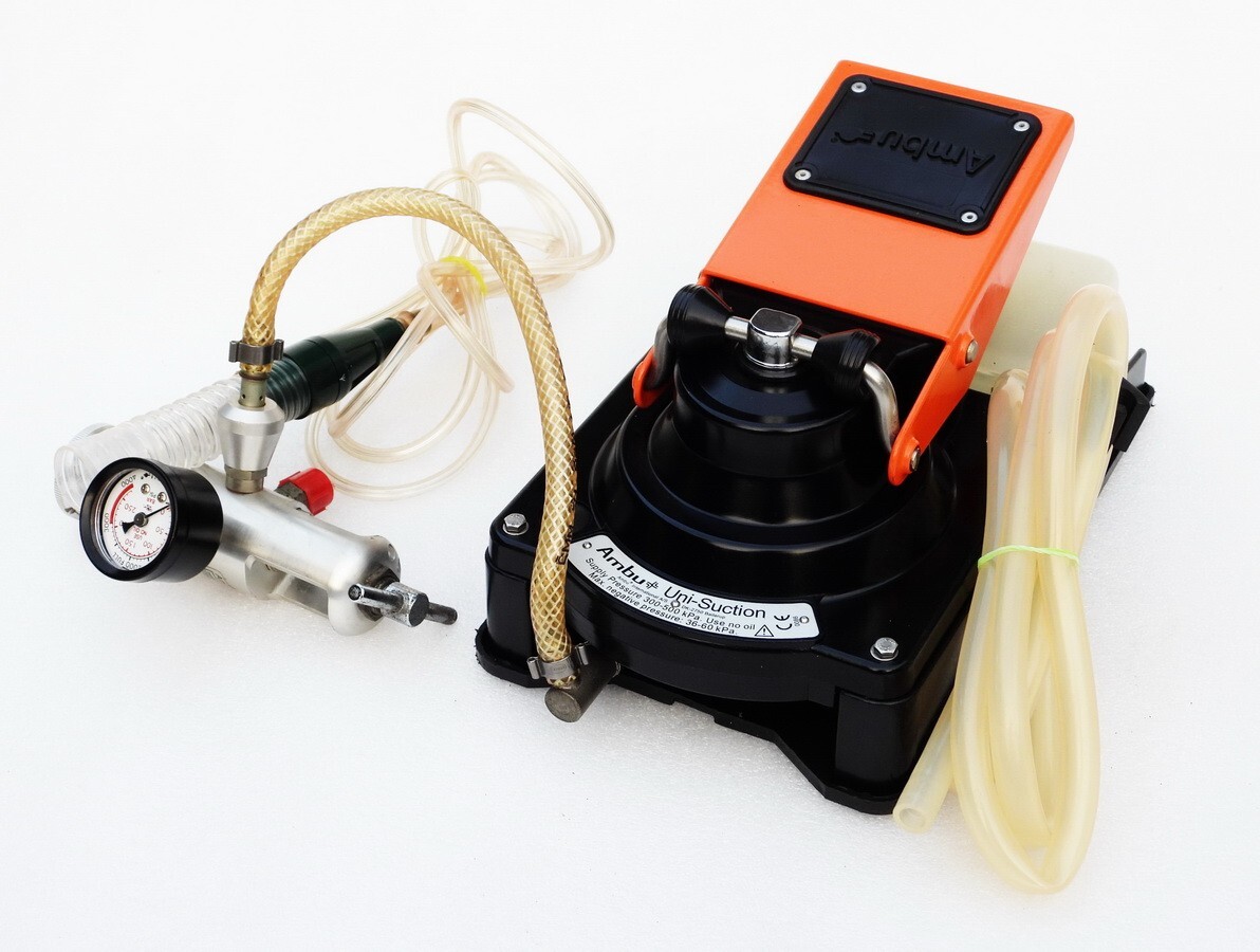 AMBU UNI-SUCTION PNEUMATIC MANUAL PRESSURE PUMP SUPPLY PRESSURE 300-500KPA