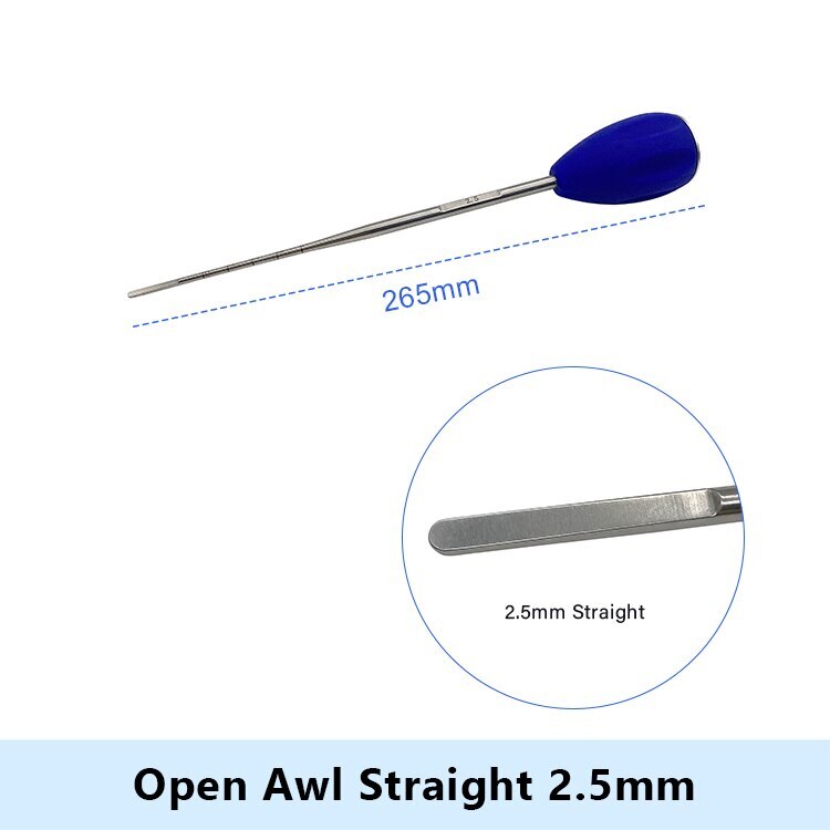 Open Awl Elastic Nail Open cone Orthopedic Surgical Instruments Straight /Curved
