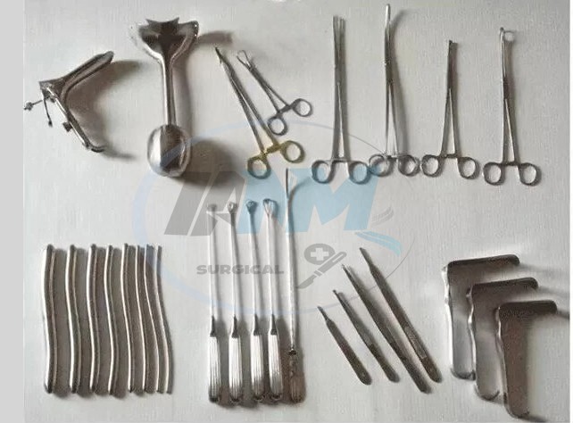 Dilation and Curettage (D&C) Set Gynecology Surgical Instruments