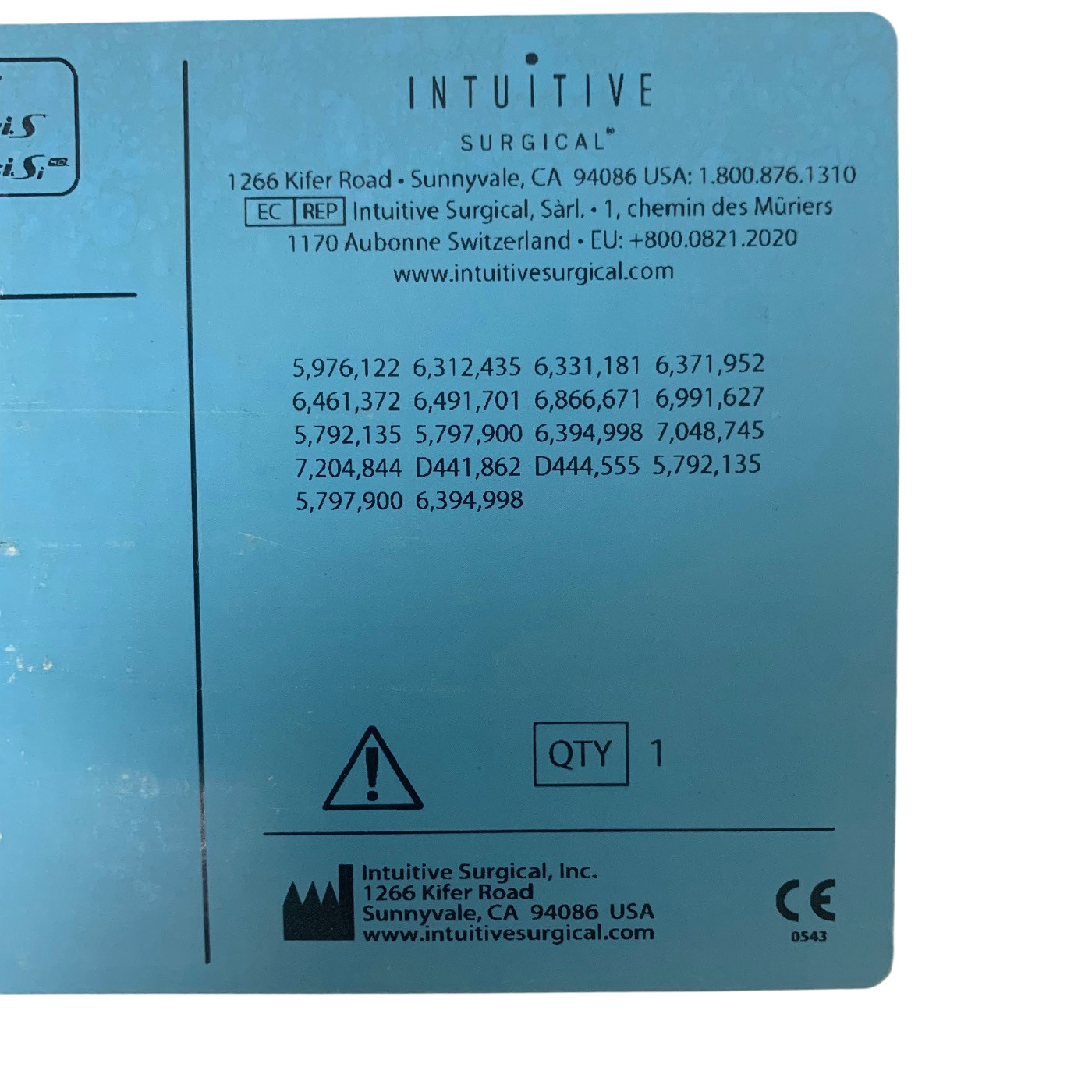 Intuitive Surgical 420189 Da Vinci Double Fenestrated Grasper (New)
