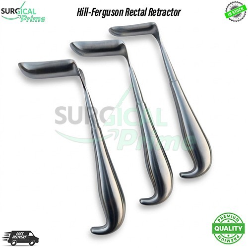Hill-Ferguson Rectal Retractor 3 Pcs Set Small Medium Large Surgical Instruments