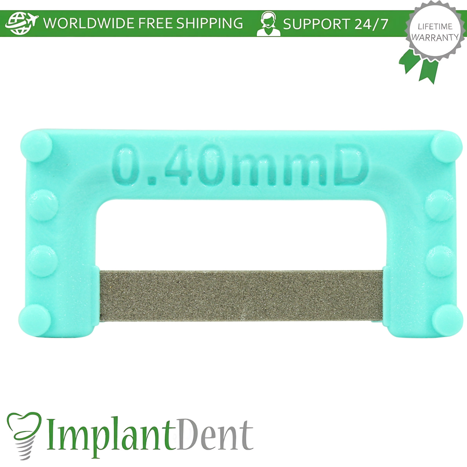 Dental IPR Plus Strips Set Color Coded 8pcs InterproximaI Reduction Tool