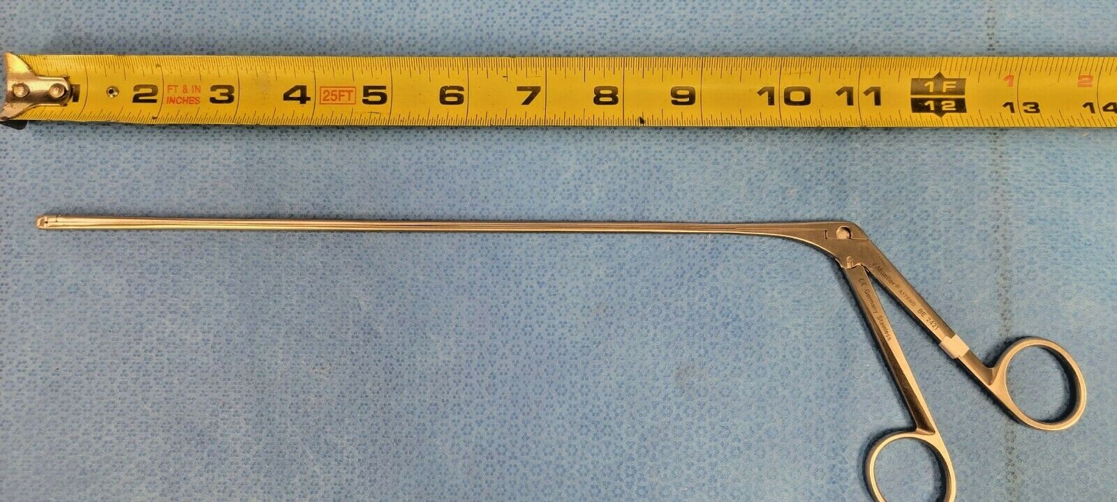 V. Mueller BE2421 Surgical ENT 4mm Cup Jackson Laryngeal Forceps orthopedic
