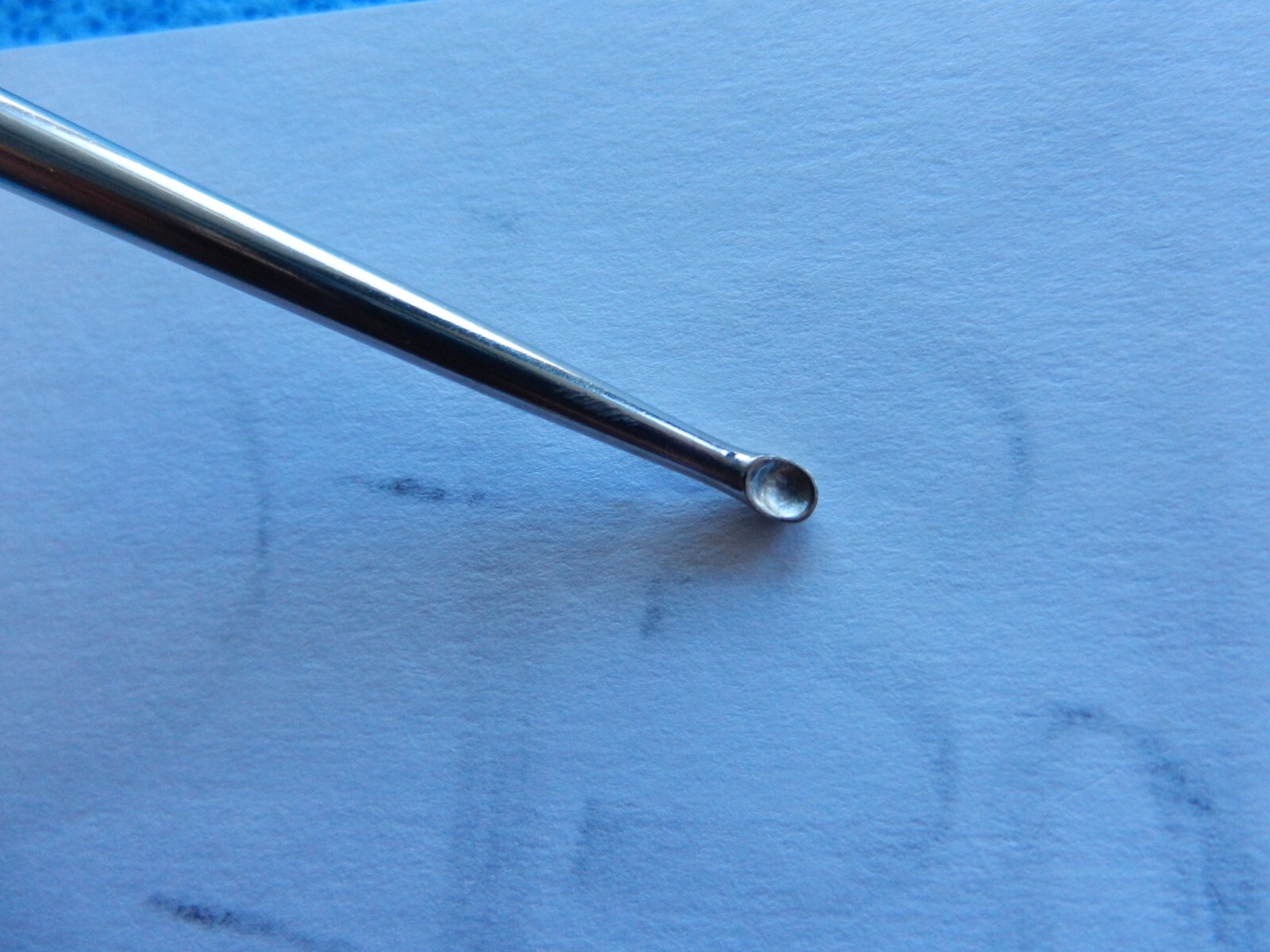 D7393 Zimmer Brun Straight Orthopedic Curette Size 00 22.7cm Long 3675-00-02