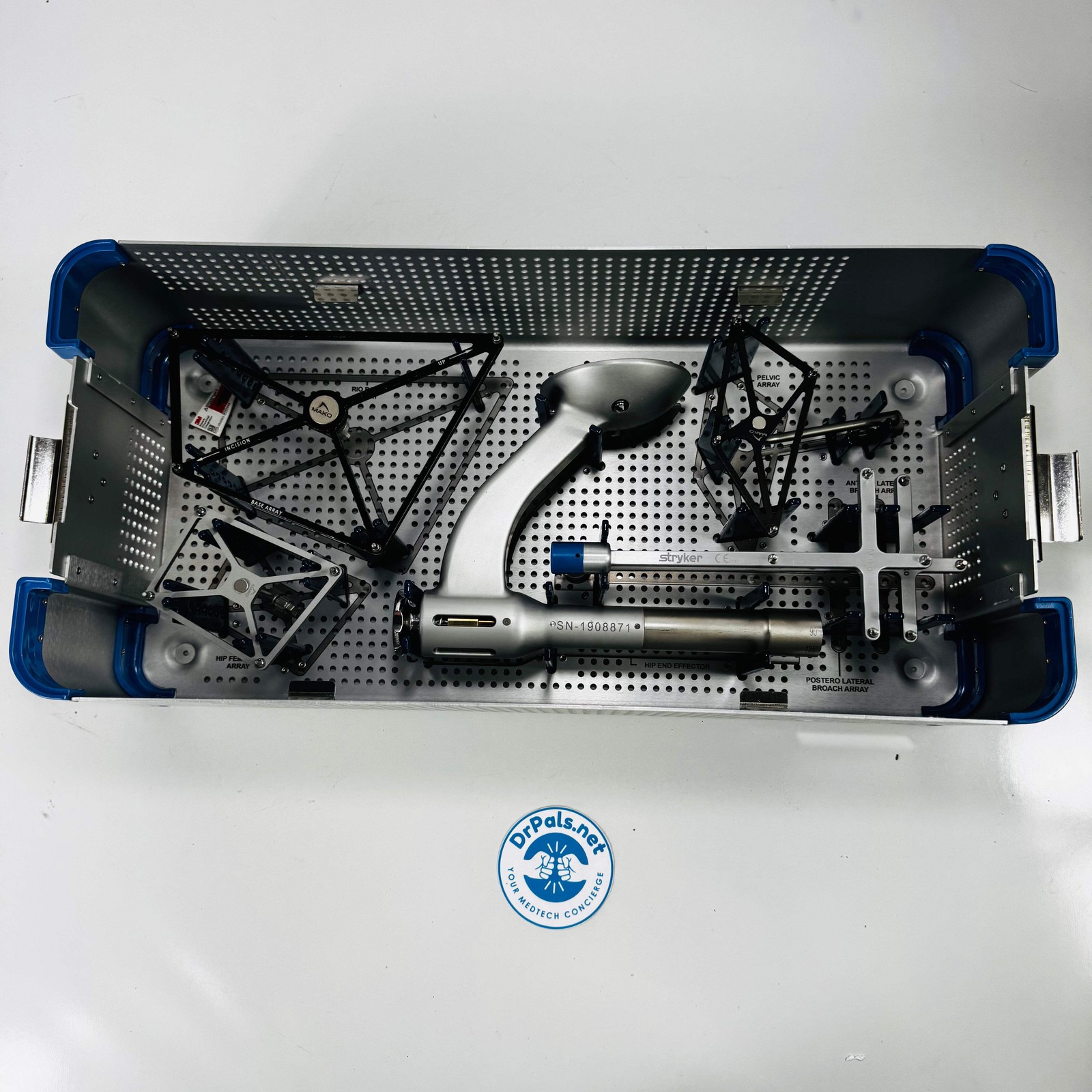 Stryker Mako THA Instrument Set 2 – Total Hip Arthroplasty – OEM, 3-Tray