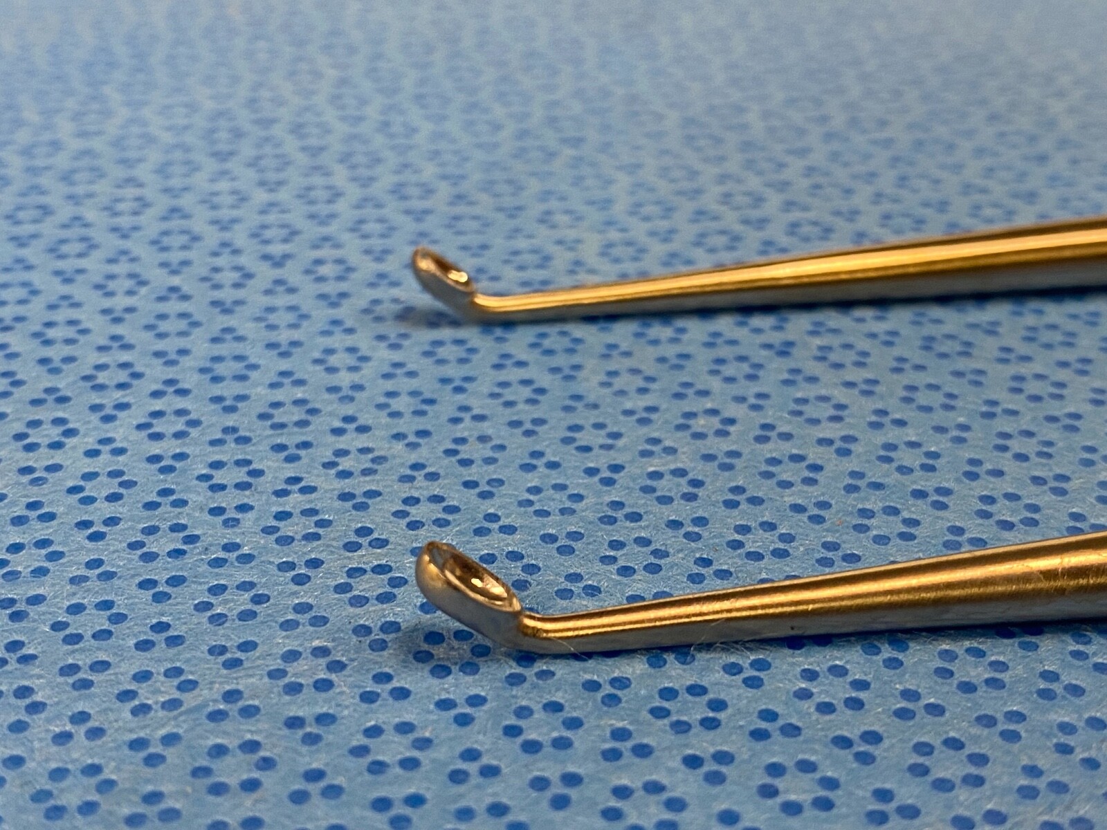 Lot of 2 Miltex 26-1728 & 26-1729 Spratt Bone Curettes Size 0 & 00