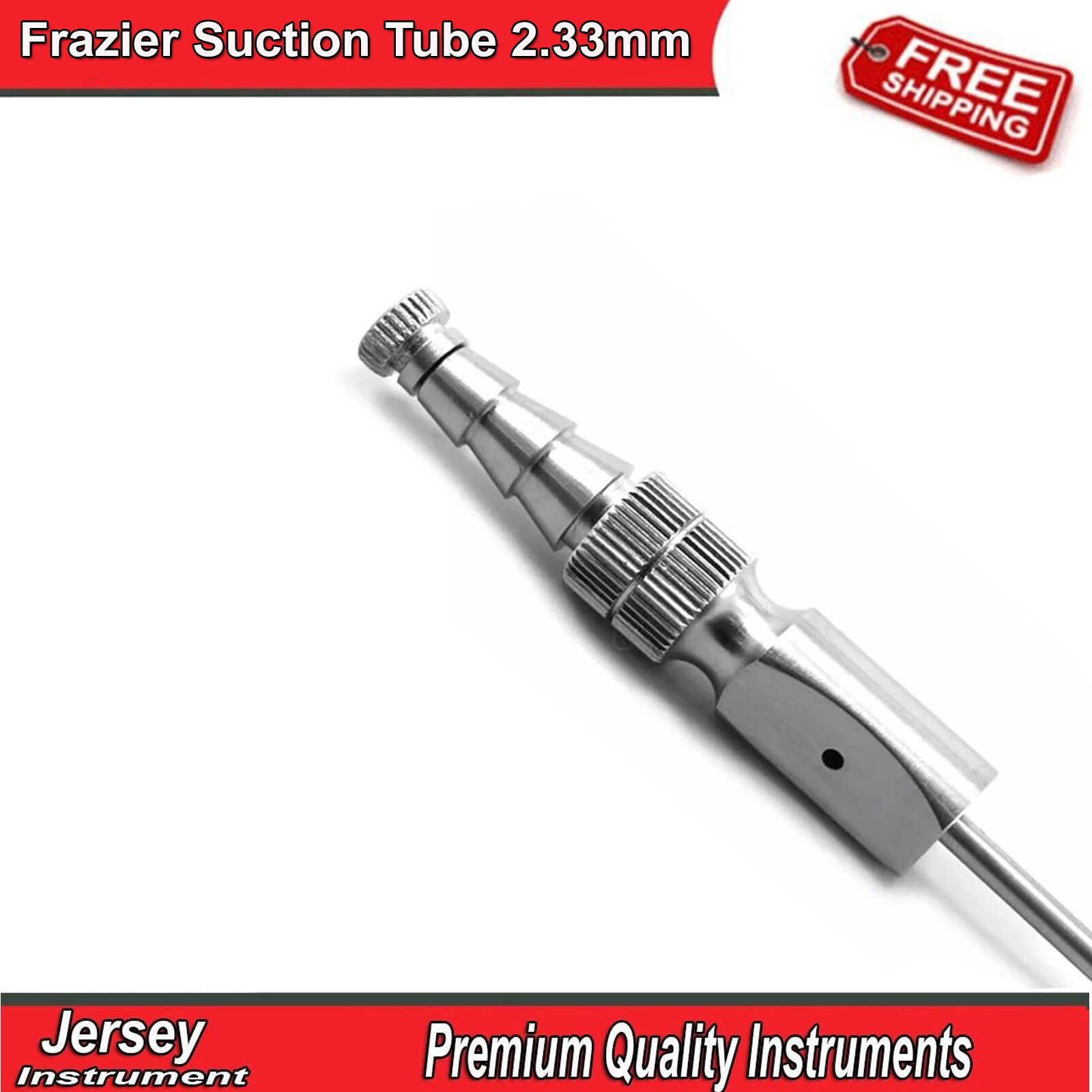 Diagnostic Frazier Suction Tube 2.33mm Surgical ENT Neurosurgical Instruments CE