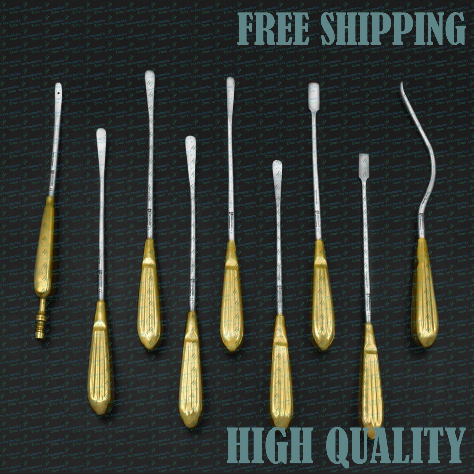 Endoscopic Facelift Instruments Set 22 Pcs | Plastic Surgery Surgical Instrument