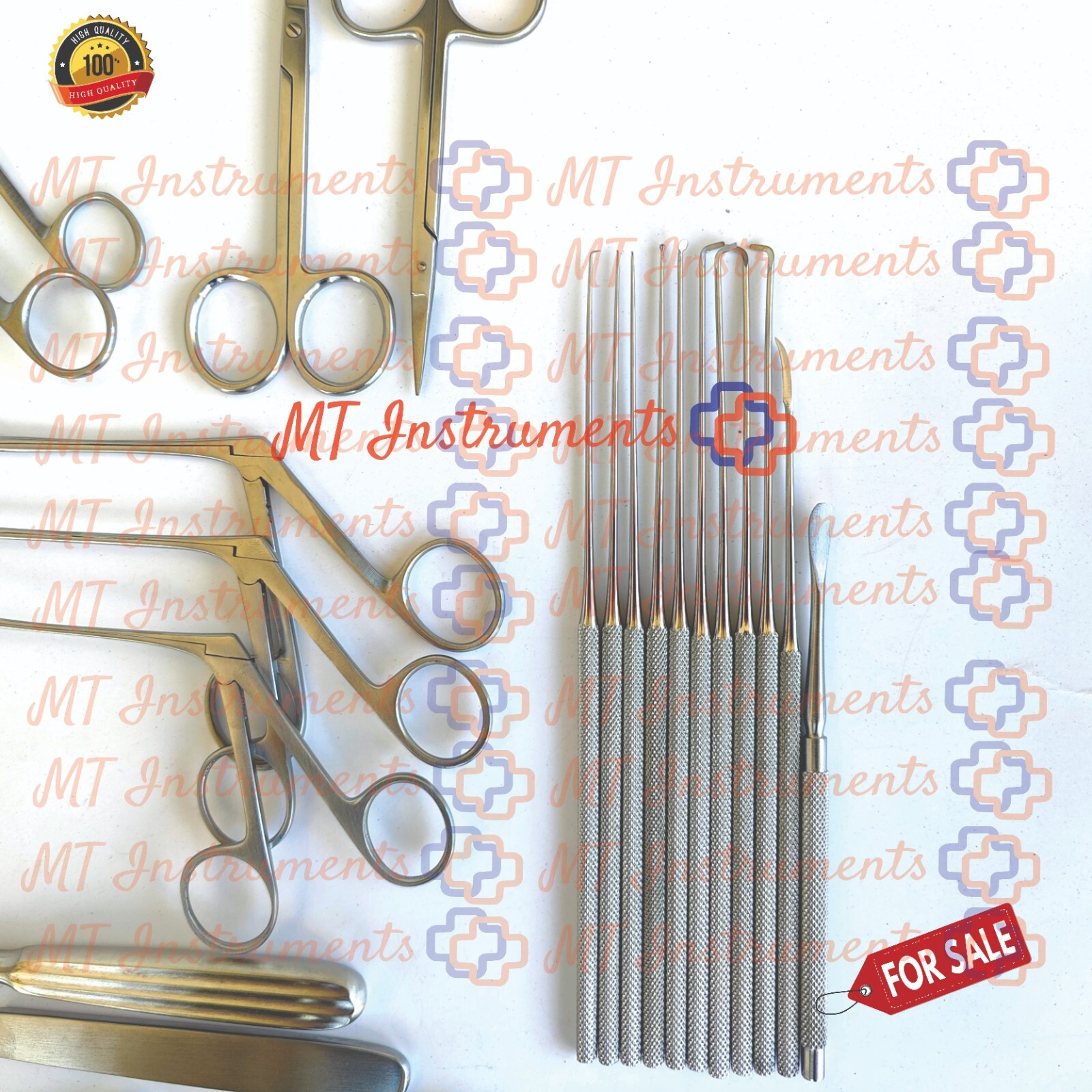 Tympanoplasty Instruments Set of 30 Pcs Micro Ear Surgery ENT Instruments A+