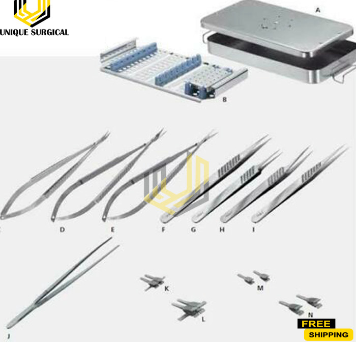 Hand Surgery Basic Set Flat Handle Micro Surgery Surgical instruments