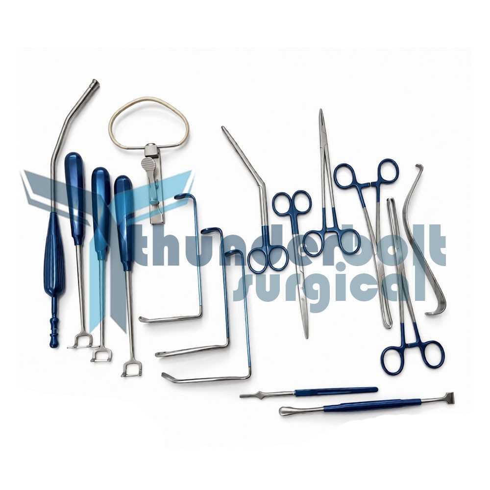 New Tonsillectomy Adenoidectomy Ent Surgical Instruments Set with Steel Box