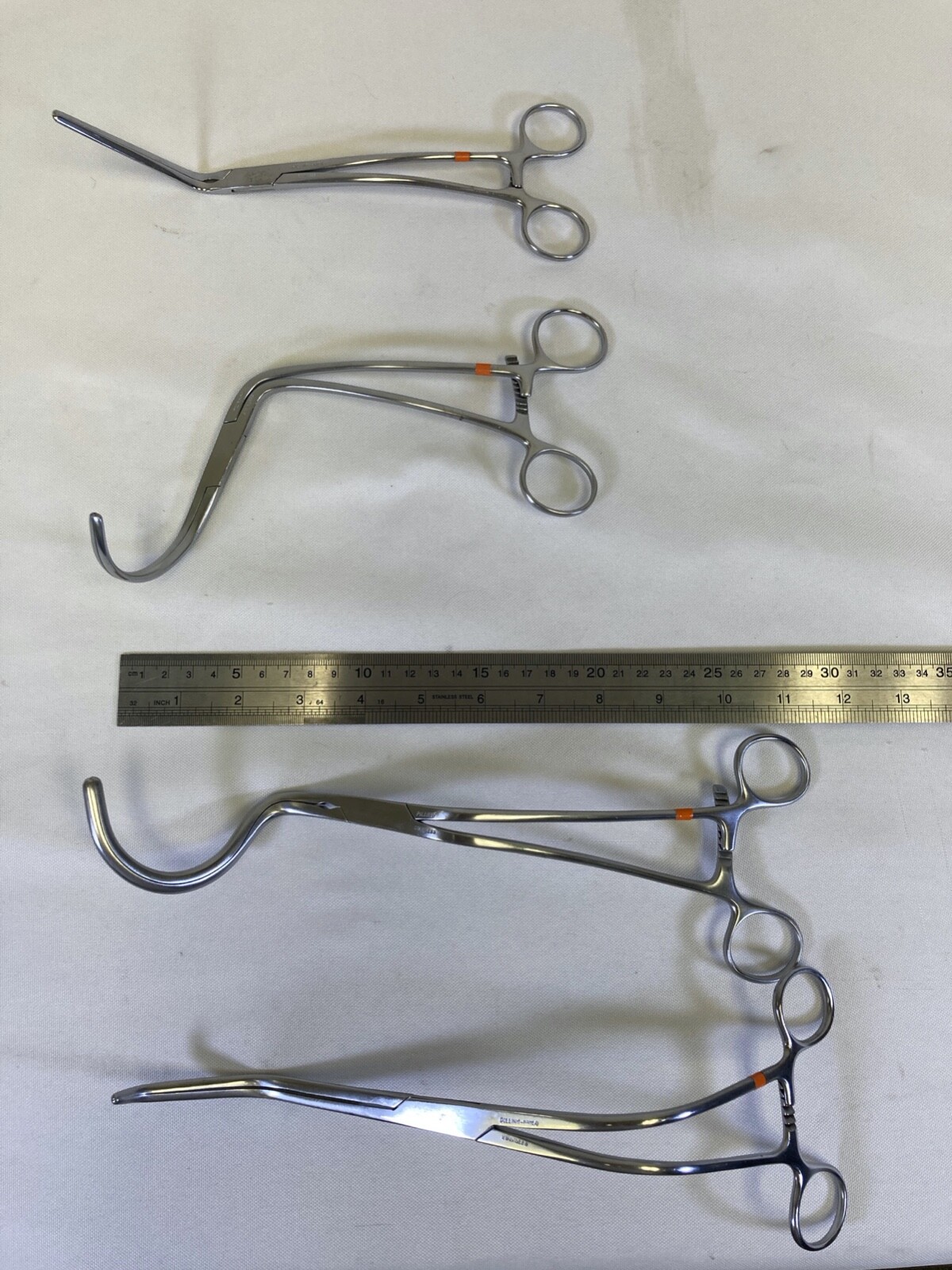 21 Piece Pilling Weck Large Vascular Instrument Set w/ Case General Surgery