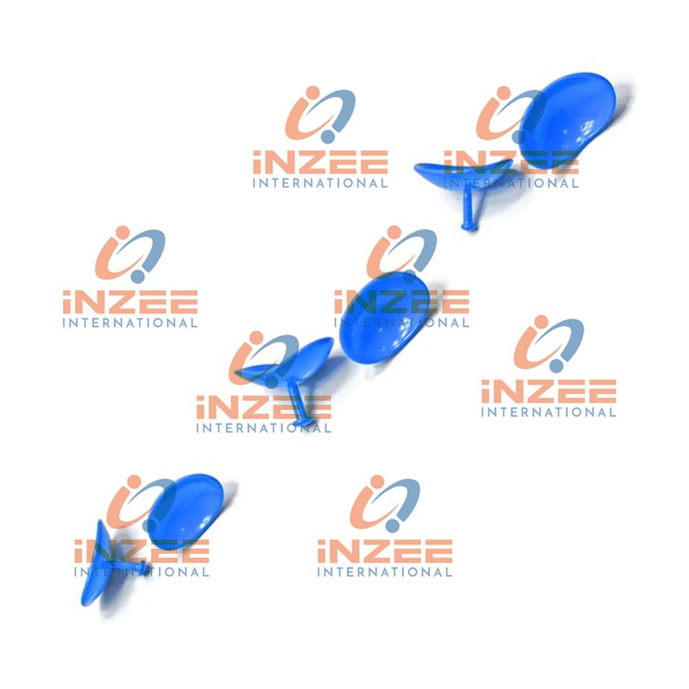 Corneal Eye Shield Protector, Stainless Steel Set of 3 Pairs, Blue Coated, By IZ