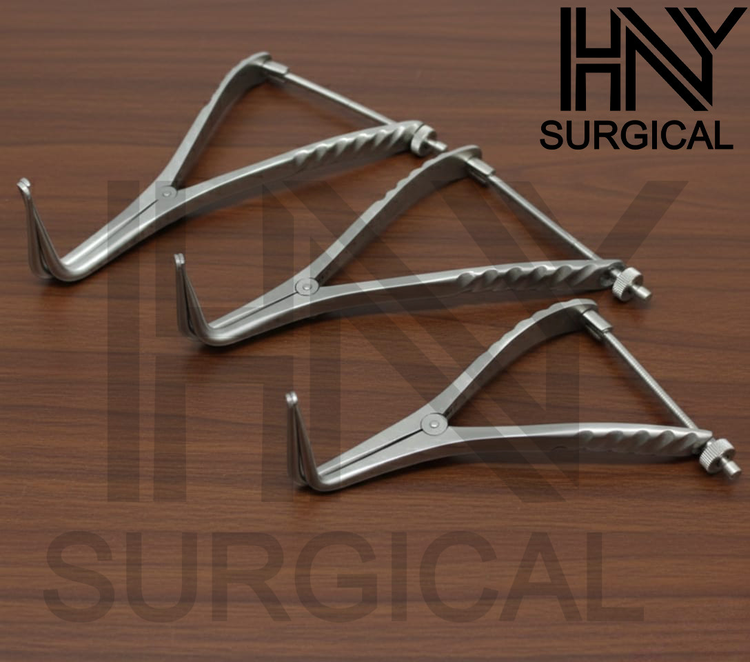 Set of 3 Stifle Distractor with Spinlock 13cm,19cm,21cm orthopedic Instruments