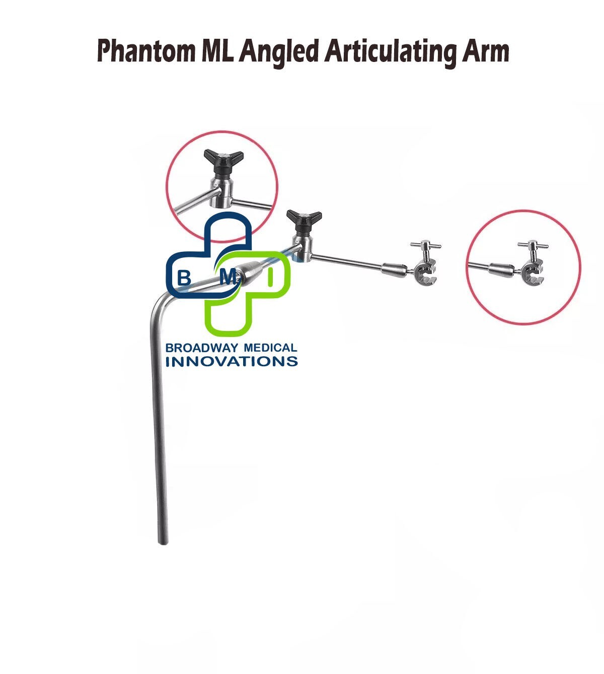 Phantom ML Angled Articulating Arm, Rack Clamp ML-0060 Surgical Instruments