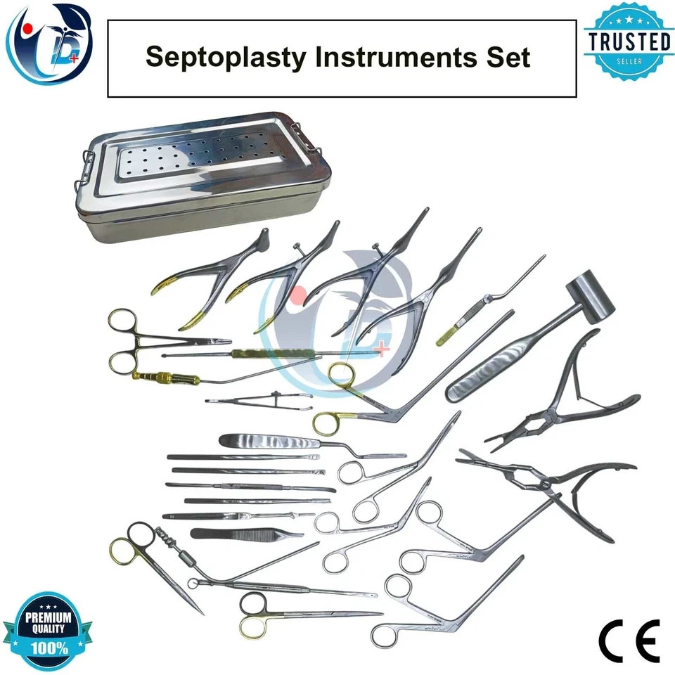 Septoplasty Instruments Set of 28 Pcs Nasal Surgery Tools Set German Quality