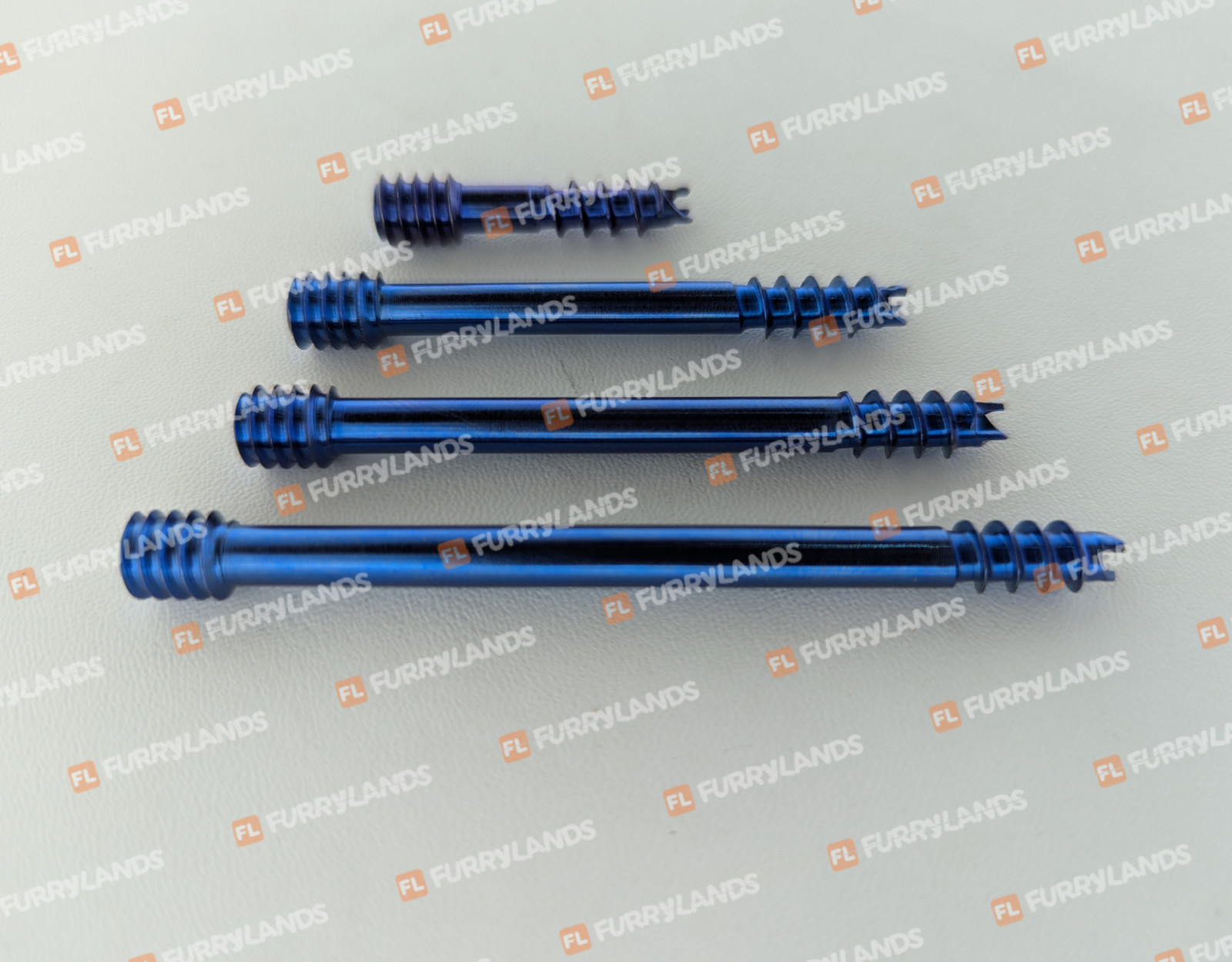 3.5mm Herbërt Screws 14 to 50mm, Titanium screws and screw driver Set of 38 Pcs