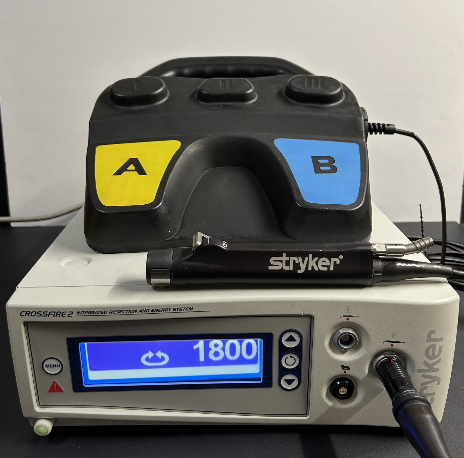 Stryker Shaver Formula Core, Footswitch, CrossFire 2 Resection & Energy System