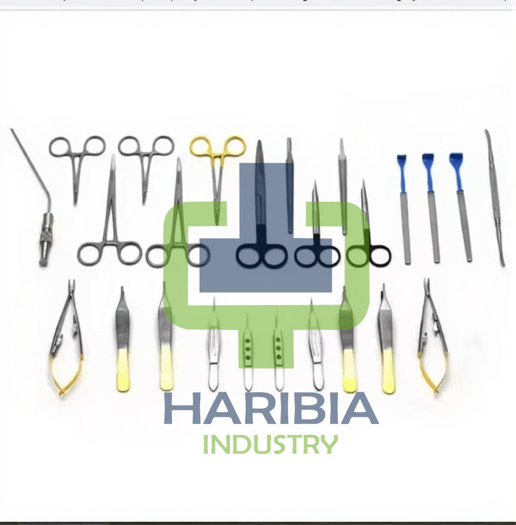 Blepharoplasty Set of 25 pcs Plastic Surgery Instruments