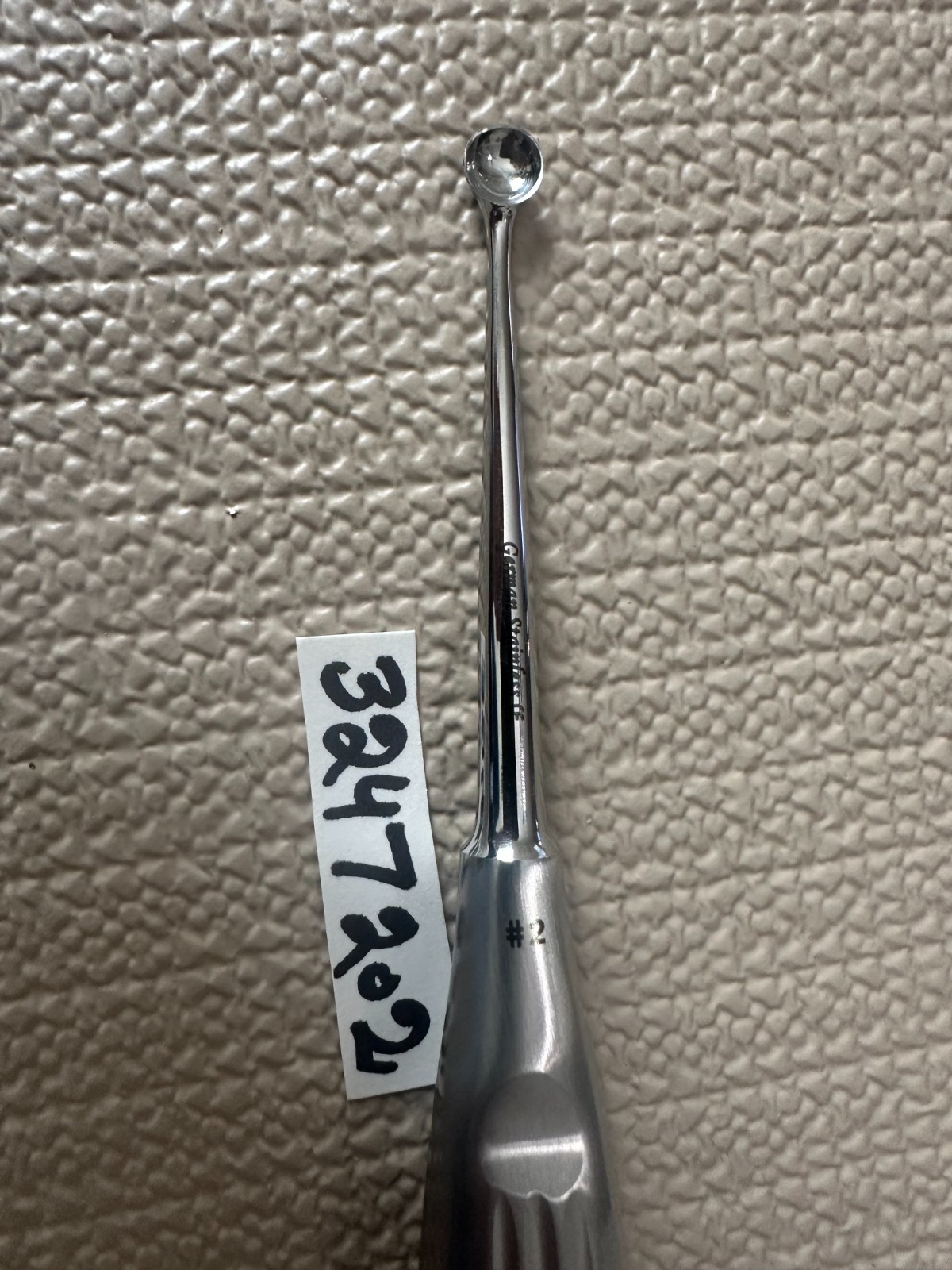 1PCS–BRUN ORTHOPEDIC CURETTES#2—- 6-3/4″